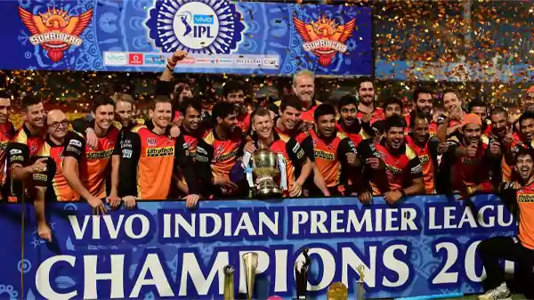 Image of Sunrisers Hyderabad Winning Team from 2016