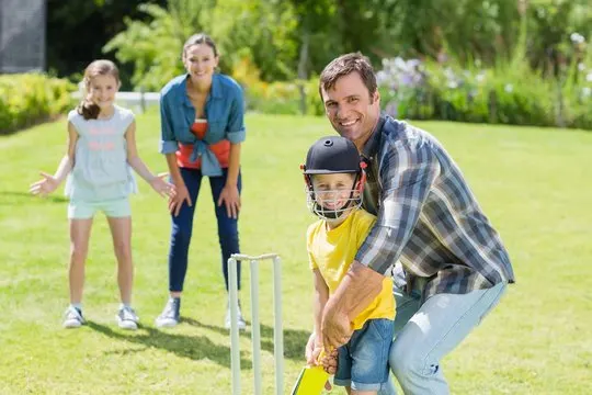 Playing Cricket with Family Improves Bonding 