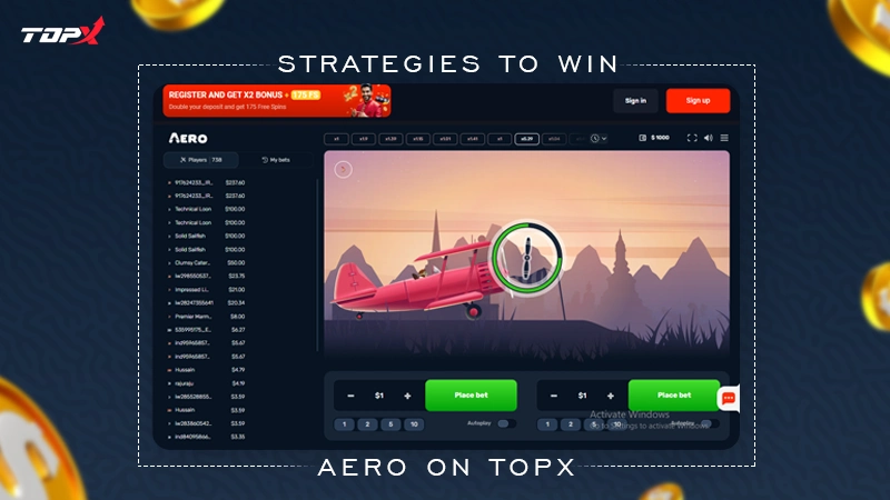 strategies to win aero on topx