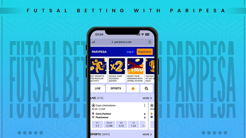 futsal betting with paripesa