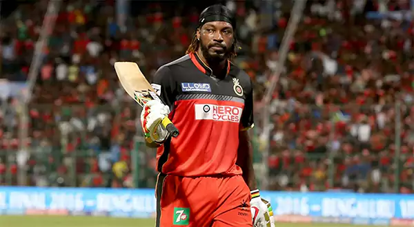 Chris Gayle playing in IPL