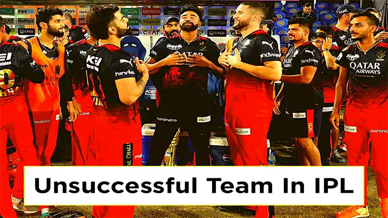 d-Unsuccessful Team in the IPL