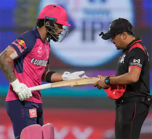 Umpires now check the bats in IPL 2025
