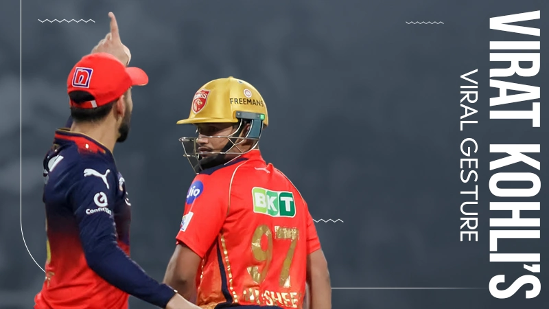 Virat Kohli’s Viral Gesture