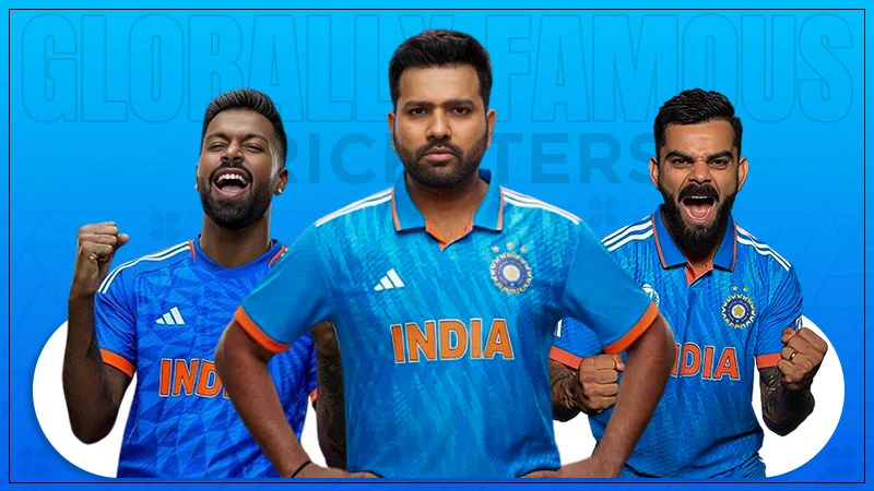 globally famous cricketers