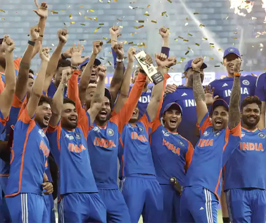 India celebrated without the trophy