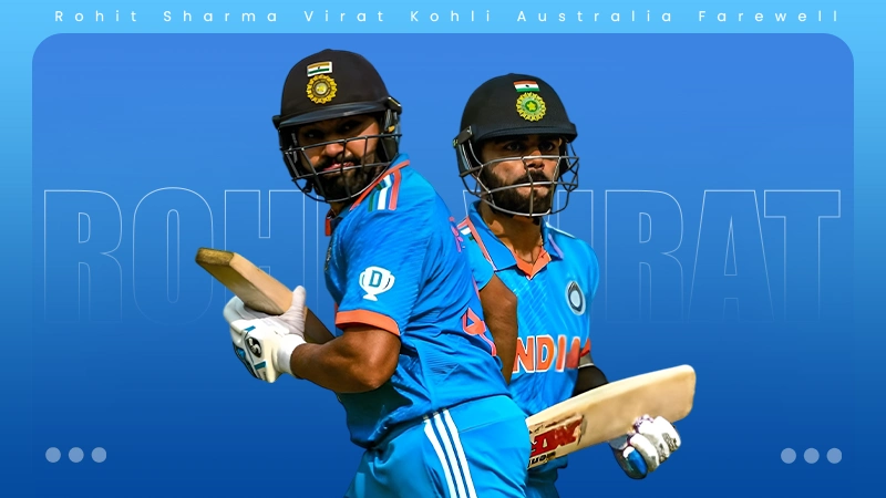 Rohit Sharma Virat Kohli Australia Farewell