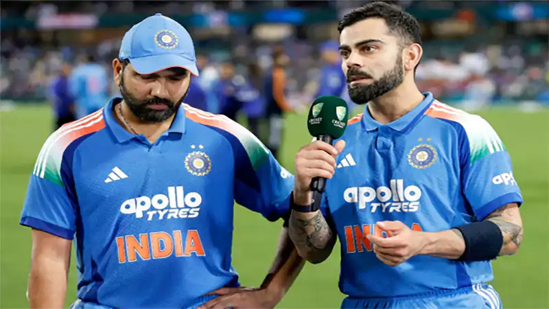 d-Rohit Sharma and Virat Kohli
