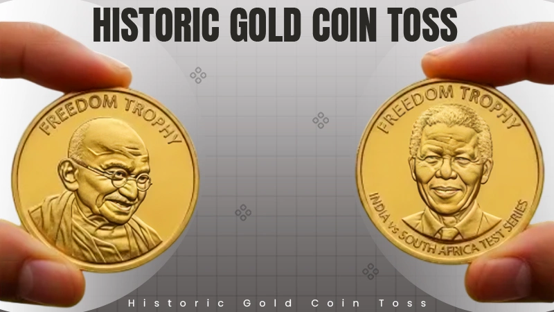 Historic Gold Coin Toss