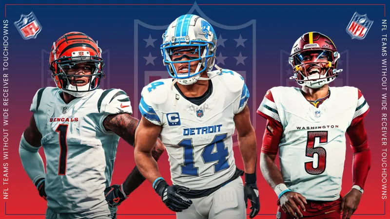 NFL teams without wide receiver touchdowns