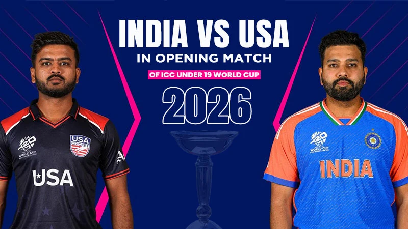 india vs usa in opening match of icc under 19 world cup 2026