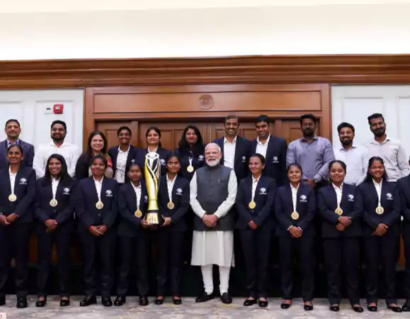 PM Modi hosted the Indian blind cricket team