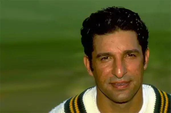 Wasim Akram portrait Pakistan fast bowling legend with 916 international wickets