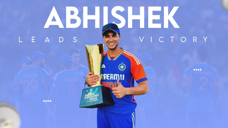 Abhishek leads victory