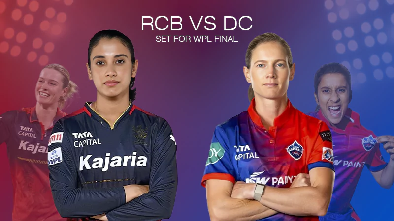 DC vs RCB Set for WPL Final