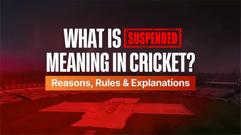 d-Suspended Meaning in Cricket