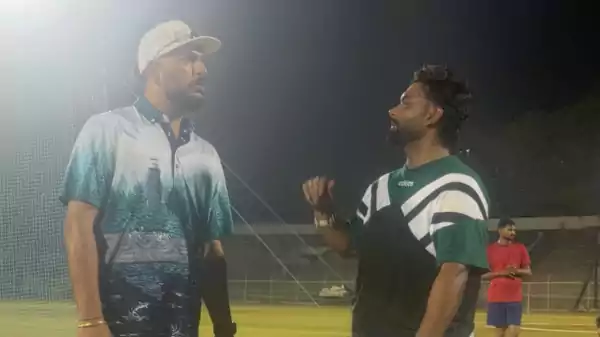 Rishabh Pant with Yuvraj Singh