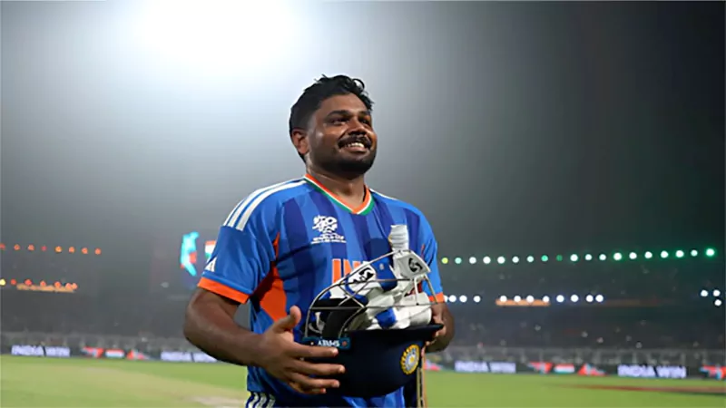 d-Sanju Samson’s 97 at Eden Gardens