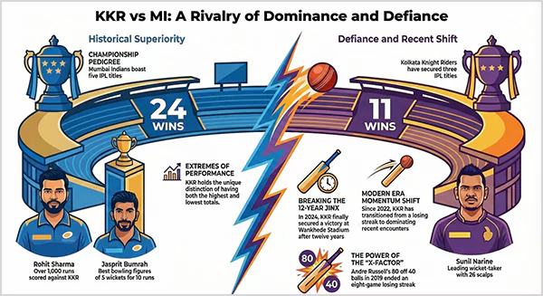 KKR vs MI Rivalry